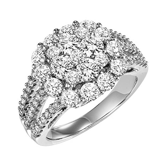 14K Diamond Band 2 ctw