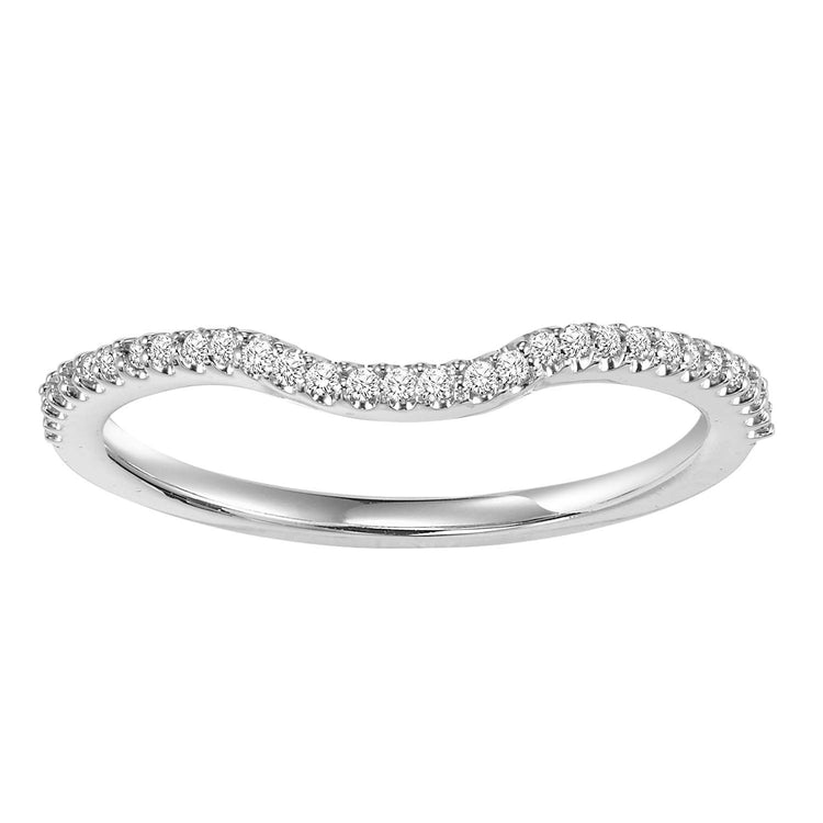 14K Diamond 1/8 ctw Matching Band