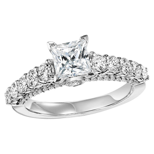 14K Diamond 1 ctw Engagement Ring