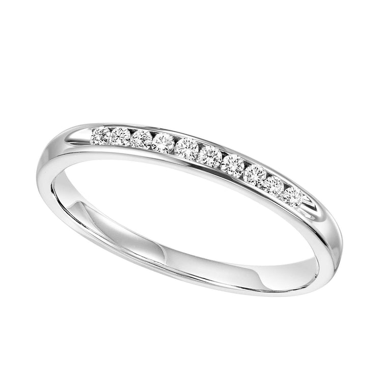 14K Diamond 1/7 ctw Matching Band