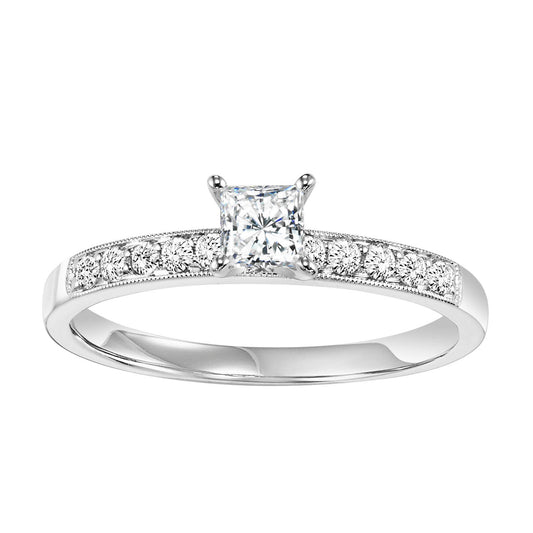 14K Diamond 1/2 ctw Engagement Ring