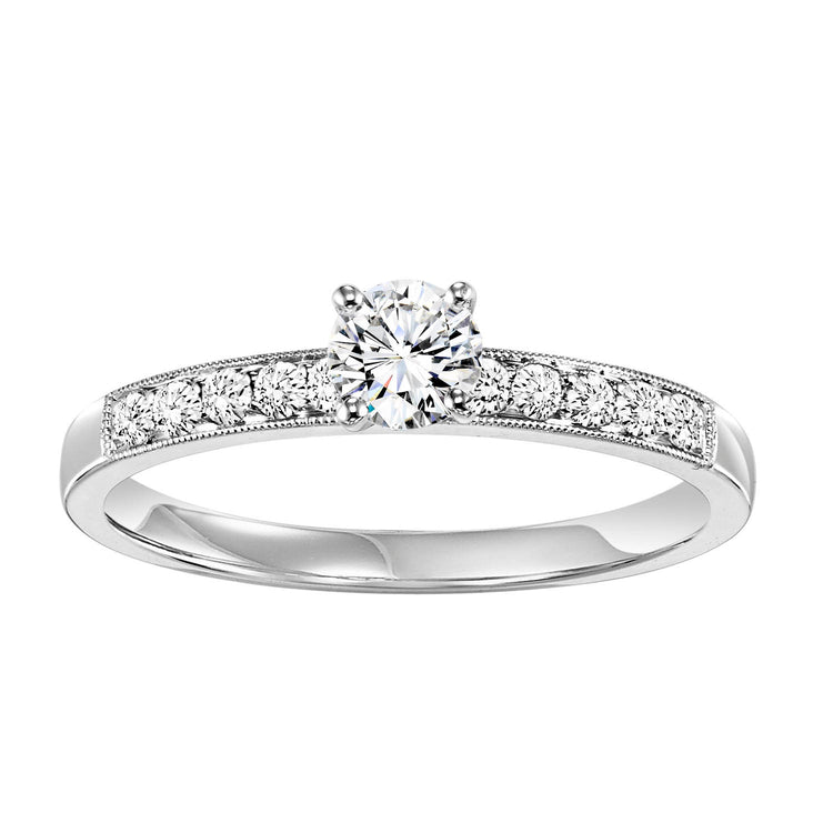 14K Diamond 1/2 ctw Engagement Ring