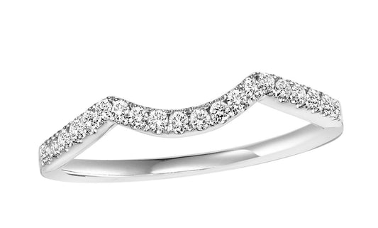 14K Diamond 1/6 ctw Matching Band