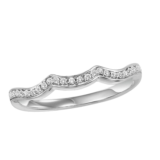 14K Diamond 1/8 ctw Matching Band