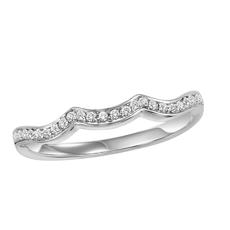 14K Diamond 1/8 ctw Matching Band