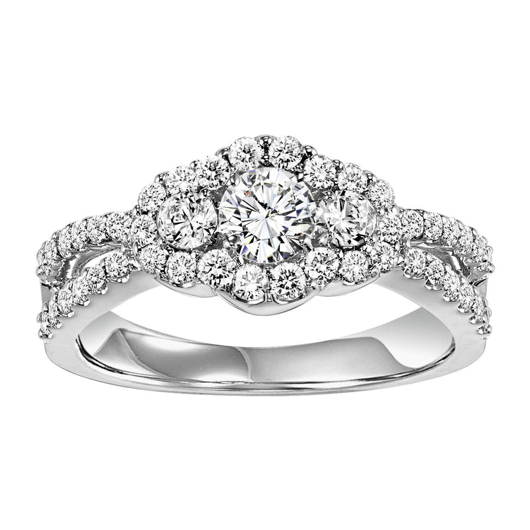 14K Diamond 5/8 ctw Engagement Ring