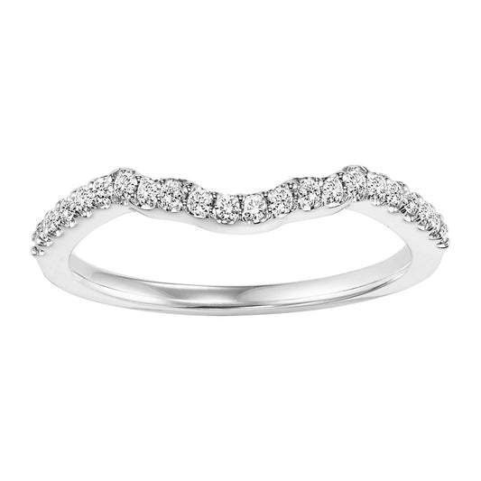 14K Diamond 1/5 ctw Matching Band