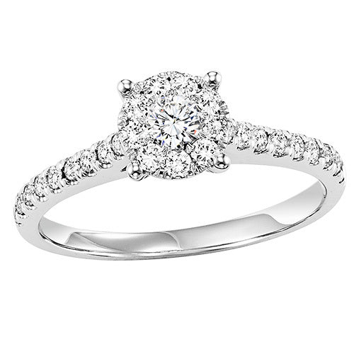 14K Diamond 1/2 ctw Engagement Ring