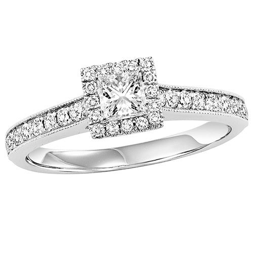 14K Diamond 5/8 ctw Engagement Ring