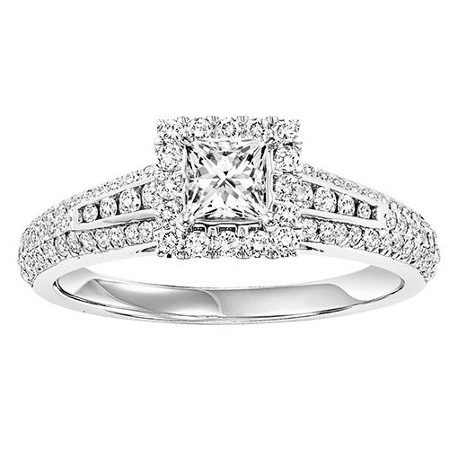 14K Diamond 1 ctw Engagement Ring