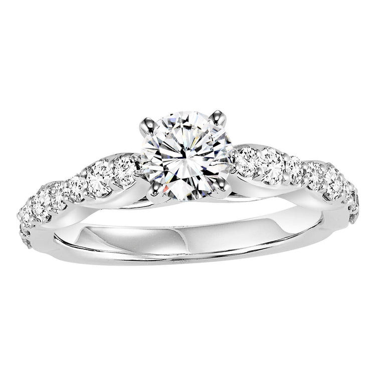 14K Diamond 5/8 ctw Engagement Ring