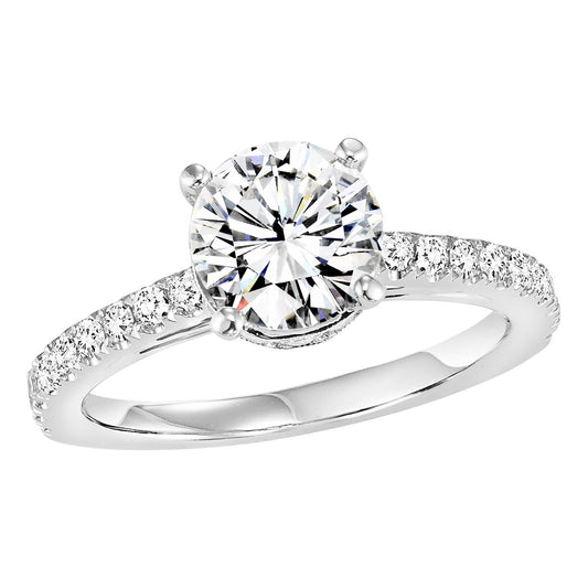 14K Diamond 3/8 ctw Engagement Ring