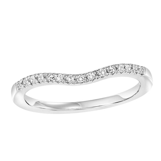 14K Diamond 1/10 ctw Matching Band