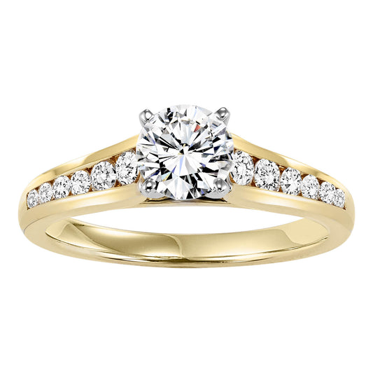 14K Diamond 3/8 ctw Engagement Ring