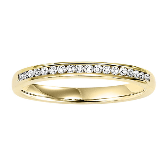 14K Diamond 1/7 ctw Matching Band