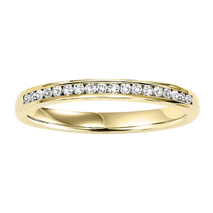 14K Diamond 1/7 ctw Matching Band