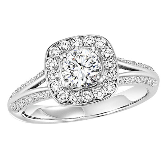 14K Diamond 1/2 ctw Engagement Ring