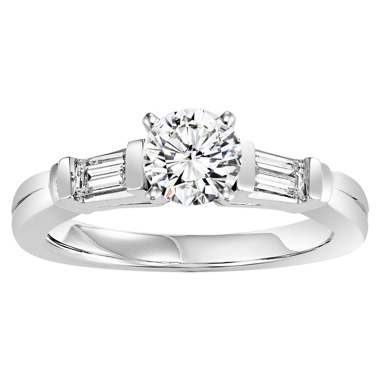 14K Diamond 1/3 ctw Engagement With 1 ct Center Diamond