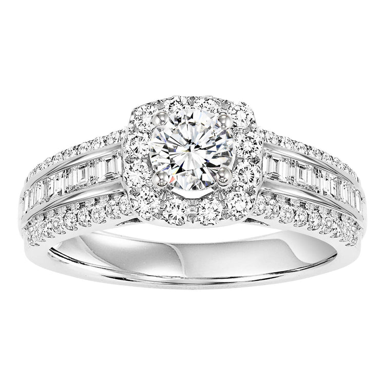 14K Diamond 3/4 ctw Engagement Ring