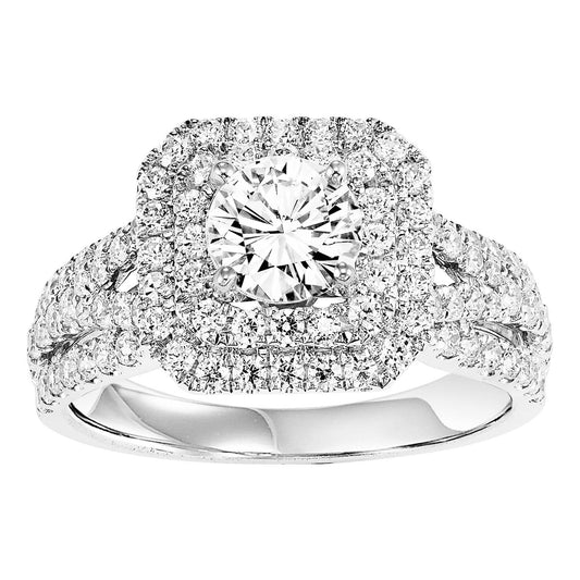 14K Diamond 1 ctw Engagement Ring