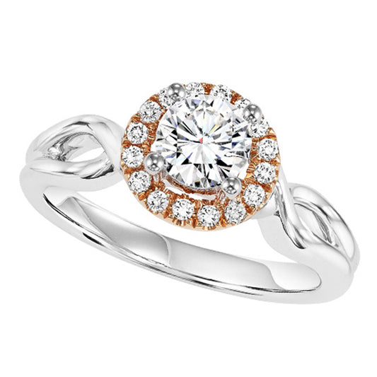 14K Diamond 1/10 ctw Engagement Ring