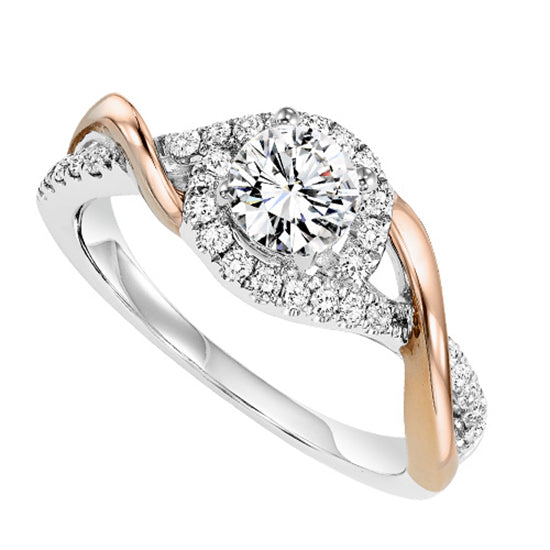 14K Diamond 1/3 ctw Engagement Ring