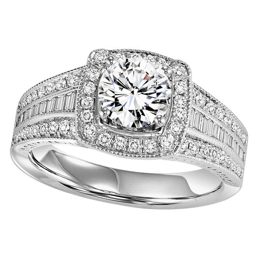 14K Diamond 1/2 ctw Engagement Ring