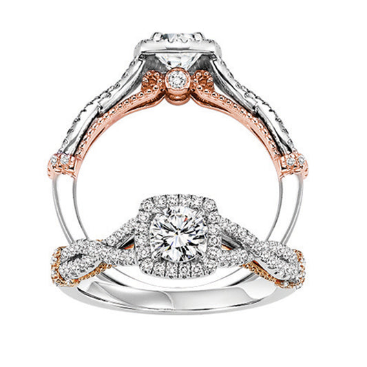 14K Diamond 1/2 ctw Engagement Ring