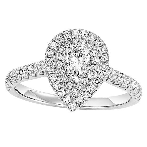 14K Diamond 1/2 ctw Engagement Ring