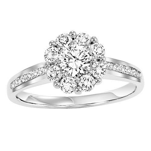 14K Diamond 5/8 ctw Engagement Ring