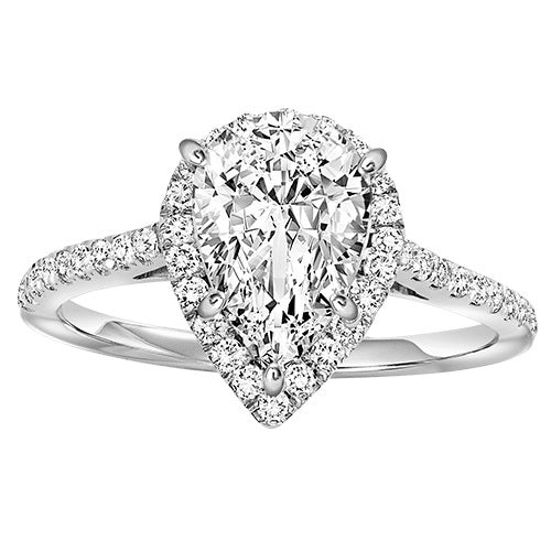 14K Diamond 1/4 ctw Engagement Ring