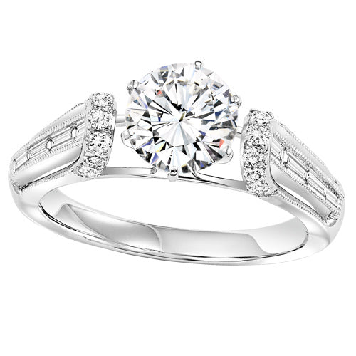 14K Diamond 1/2 ctw Engagement Ring