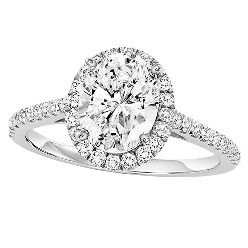 14K Diamond 1/4 ctw Engagement Ring