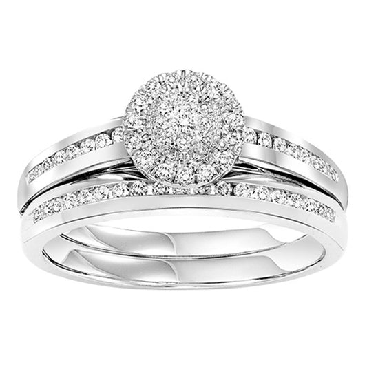 14K Diamond Bridal Set 1/3 ctw